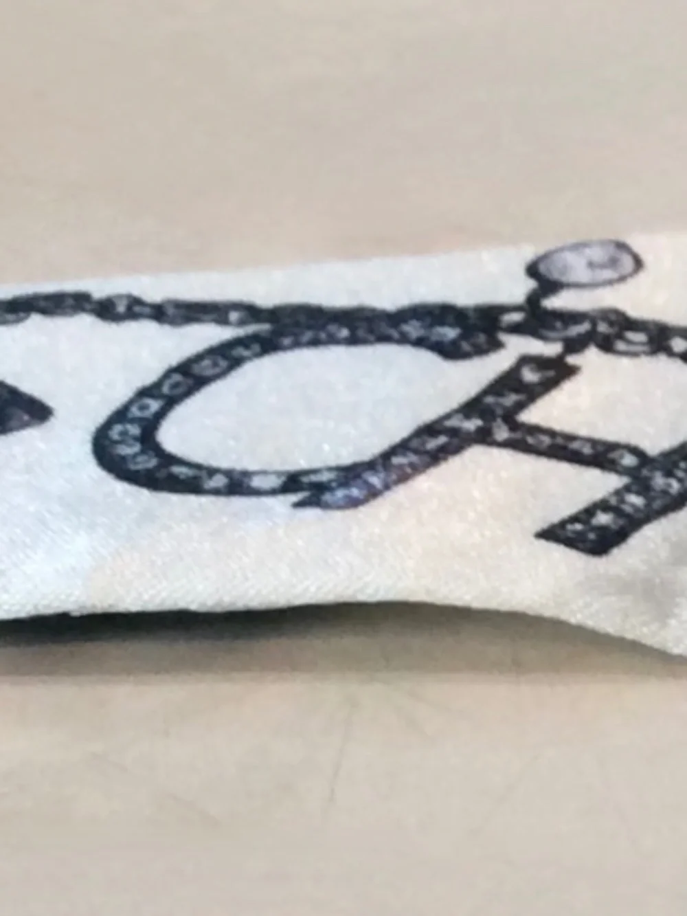 Authentic Chanel Silk Twilly Scarf